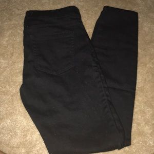 Pacsun Black Jeans Mid Rise Skinny